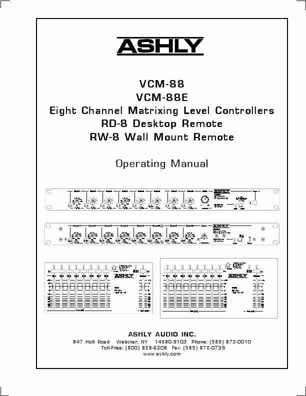 Ashly Stereo Amplifier VCM-88-page_pdf